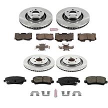 PowerStop Mustang OE Rotor & Pad Kit - 14" Front & 13" Rear (15-23)