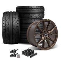 Ford Performance Mustang Dark Horse Wheel & Nitto Tire Kit - 19x9.5/10  - Sinister Bronze (15-23)