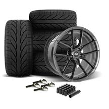SVE Mustang DHP1 Forged Wheel & Kenda Tire Kit - 19x10.5/11  - Graphite (15-23) Mach 1