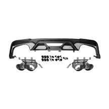 Mustang GT500 Style Rear Valance With Tips (18-23)