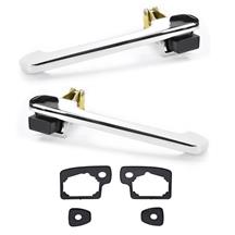 Bronco Outer Door Handle & Pad Kit  - Chrome (92-96)