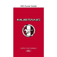 Mustang Owners Manual (1981) 7347