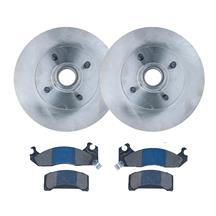 Mustang Front Brake Rotor & Pad Kit - 10" (83-86) 5.0|3.8|2.3 Non-Turbo