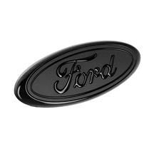 Mustang LX Front Ford Oval Emblem  - Satin Black (87-93) F4ZZ-6342528-TTB