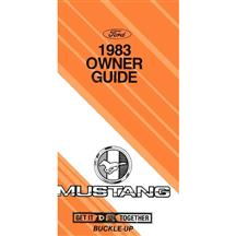 Mustang Owners Manual (1983) 11777