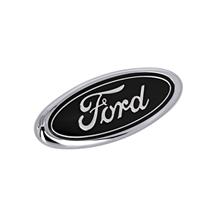 Mustang Front Ford Oval Emblem  - Black (83-93) E3ZZ-8223-BK