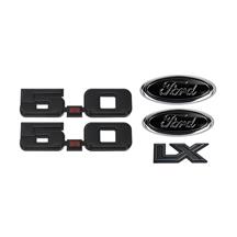 Mustang LX Emblem Kit  - Black (87-93) 5.0