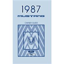 Mustang Owners Manual (1987) 10882