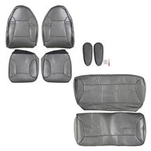 Acme Bronco Seat Upholstery w/ Front Buckets - Vinyl  - Dark Charcoal (92-93) U515-0702