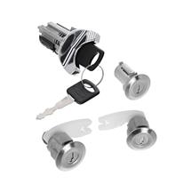 Bronco Ignition & Door Lock Cylinder Kit  - Machined Bezel (92-96)