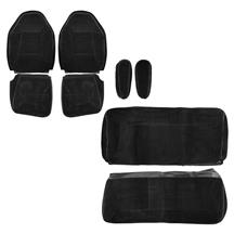 Acme Bronco Seat Upholstery w/ Front Buckets - Cloth  - Black (92-96) U515-P667 