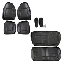 Acme Bronco Seat Upholstery w/ Front Buckets - Vinyl  - Black (92-96) U515-3722 
