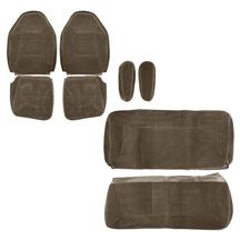 Acme Bronco Seat Upholstery w/ Front Buckets - Cloth  - Medium Mocha (92-96) U515-P775E