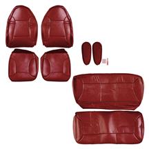 Acme Bronco Seat Upholstery w/ Front Buckets - Vinyl  - Red (92-96) U515-4545