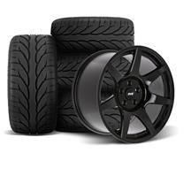 SVE Mustang R350 Wheel & Kenda Tire Kit - 18x9/10  - Gloss Black (94-04)