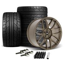 SVE Mustang R357 Wheel & Nitto Tire Kit - 19x10/11 - Satin Bronze (15-22)