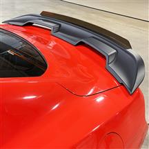 Mustang GT500 Style Rear Spoiler w/ Gurney Flap  - Matte Black (15-23)