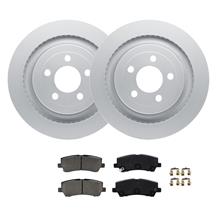Mustang Rear Brake Rotor & Pad Kit - 13" (15-23)
