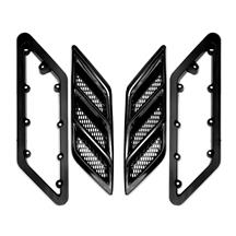 Roush Mustang Fender Vent Heat Extractors  - Gloss Black (15-23) 422326