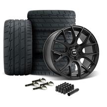 SVE Mustang Drift Wheel & Firestone Tire Kit - 19x9.5  - Flat Black (15-23)