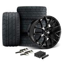 SVE Mustang Drift Wheel & Firestone Tire Kit - 19x9.5  - Gloss Black (15-23)