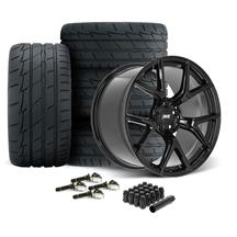 SVE Mustang SP2 Wheel & Firestone Tire Kit - 19x10/11  - Gloss Black (15-23)