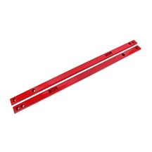 BMR Mustang Shorter Tube Jacking Rails - Red (15-26) CJR760R