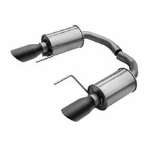Roush Mustang Axle Back Exhaust Kit  - Black Tips (15-26) V6|EcoBoost 421837-BLK