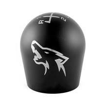 Billetworkz Mustang Weighted Shift Knob - Coyote Engraved - Matte Black (15-26)