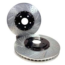 Baer Mustang EradiSpeed 2-Piece Front Brake Rotors - 15.4"  - Drilled & Slotted (24-26) 2261047