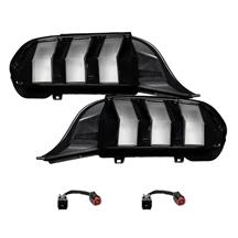 Form Lighting Mustang Sequential LED Tail Lights  - Clear (24-26) FL0087