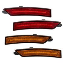 thumbnail image 2 of Smoke Lens Amber LED Side Marker Lights For Ford Mustang 2010-2014 – Front Bumper, Direct Fit 2 of 5