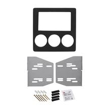 417 Fox Mustang Double DIN Radio Trim Bezel - HVAC Relocation (87-89)