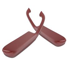 Mustang Armrest Pads, Pair Red (81-86) AR7986RED