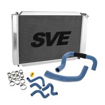 SVE Mustang Aluminum Radiator & Heavy Duty Silicone Hose Kit (86-93) 5.0