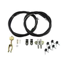 Wilwood Mustang Parking Brake Cables for Dynapro Rear Brake Kit (87-93) 330-9371