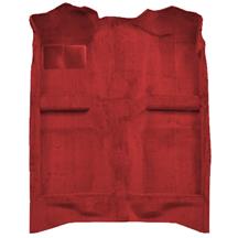 ACC Mustang Floor Carpet w/ Mass Back Medium Red/Scarlet Red (82-92) Coupe/Hatchback 3296-815 MASS BACK