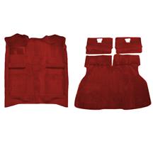 ACC Mustang Floor Carpet & Hatch Carpet Kit Scarlet Red (87-93) 11269-815