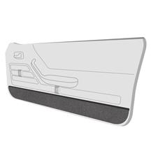 ACC Mustang Lower Door Panel Carpet   - Dark Gray/SVO Gray (84-86) 15103-807