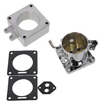 Accufab Mustang 75mm Throttle Body w/ Solid EGR Spacer Polished (86-93) F75KS