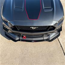 APR Mustang Carbon Fiber Front Splitter w/ Support Rods  - Performance Pack (18-23) CW-201810