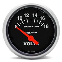 Autometer Sport Comp 2-1/16" Voltmeter Gauge 3391