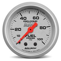 Auto Meter Ultra-Lite Fuel Pressure Gauge - 2 1/16" 4312