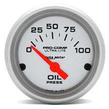 Auto Meter Ultra-Lite Oil Pressure Gauge - 2 1/16" 4327
