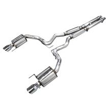 AWE Mustang Touring Cat Back Exhaust - Chrome Tips (2024) GT 3015-32650