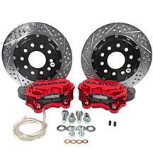 Baer Mustang Front SS4+ Drag Race Brake System - 11.62"  - Red (15-23) 42261428R