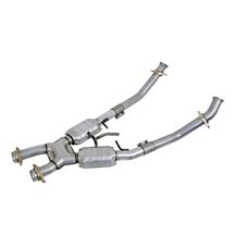 BBK Mustang Catted X-Pipe for Shorty Headers - 2.5" (86-93) 5.0 1662