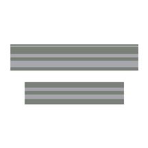 Phoenix Graphix Bronco Two-Tone Stripe Kit  - Lt Charcoal/Silver (92-96)
