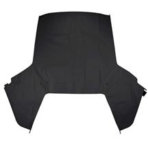 Kee Mustang Convertible Top w/ Stayfast Cloth  - Black (83-90)
