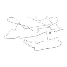 Classic Tube Mustang Stainless Steel Brake Line Kit (1984) SVO MU1072-S